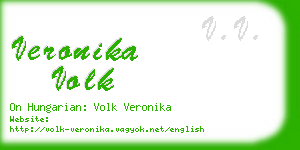 veronika volk business card